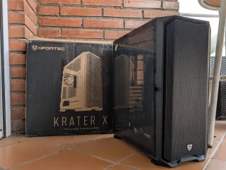 Nfortec Krater X ATX Negra Caja PC Gaming
