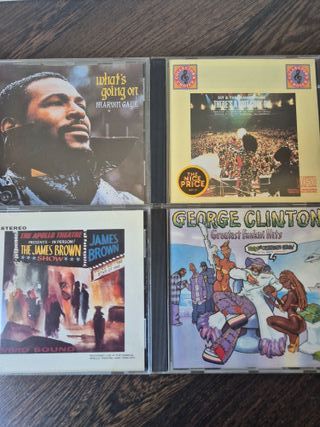Lote 4 CDs Funk Soul: Marvin Gaye, James Brown, Ge