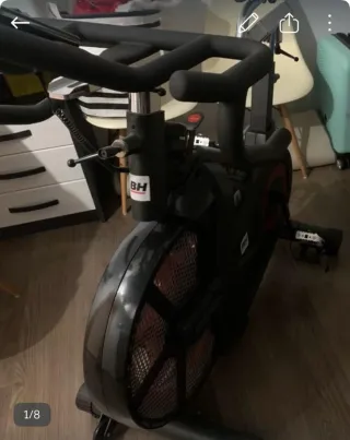 Bicicleta Spinning BH Fitness AirMag