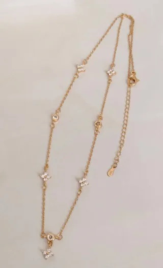 Conjunto Joyería Plata Baño Oro.