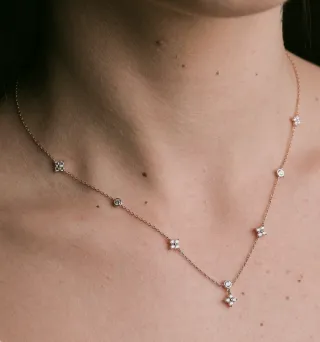 Conjunto Joyería Plata Baño Oro.