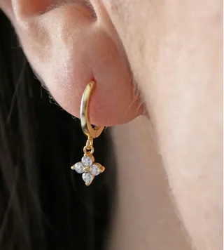 Conjunto Joyería Plata Baño Oro.