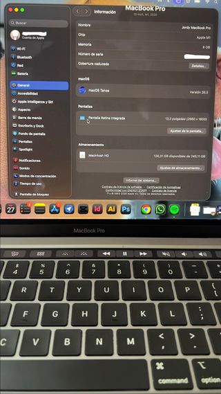 MacBook Pro 13” M1 (2020) – Perfetto – 8GB/256G