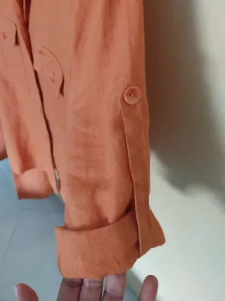 Completo Lino Mara Carol Arancione Taglia L