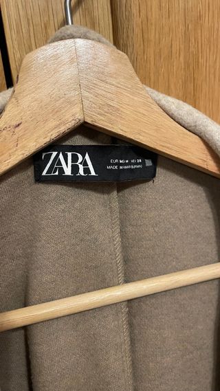 Abrigo Zara Beige