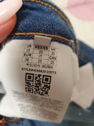 Pantalón pitillo Guess azul talla Talla 25/29