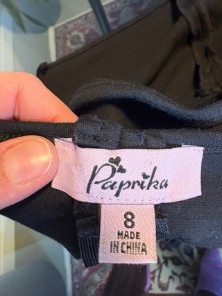 Abito Paprika nero cut-out sexy