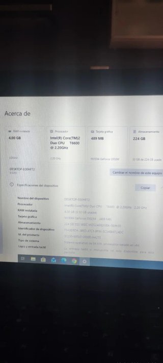 Portátil Asus K50IN