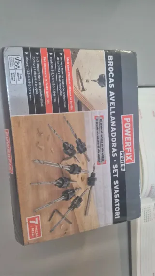 Set 7 Brocas Avellanadoras Powerfix