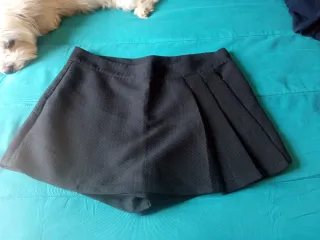 Minifalda pantalón negra