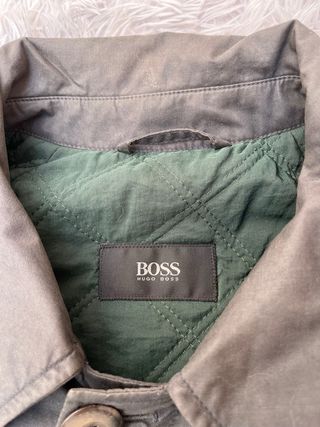 Abrigo Hugo Boss 90s Forro Cuadros Coleccionista