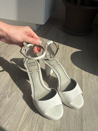 Tacones Geox Blancos
