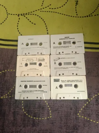 Lote 9 Juegos Spectrum Cintas Originales