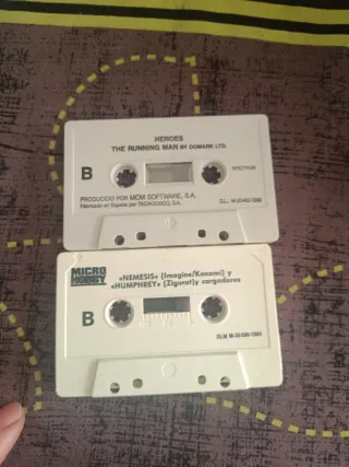 Lote 9 Juegos Spectrum Cintas Originales