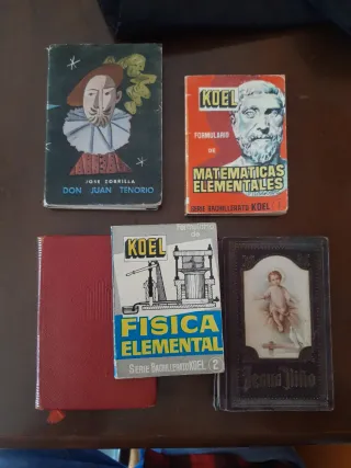 Lote 5 libros antiguos KOEL y mas
