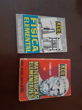 Lote 5 libros antiguos KOEL y mas
