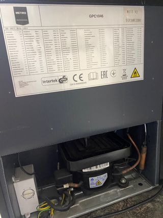 Nevera expositora cristal