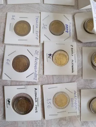 Lote monedas 2 euros conmemorativas