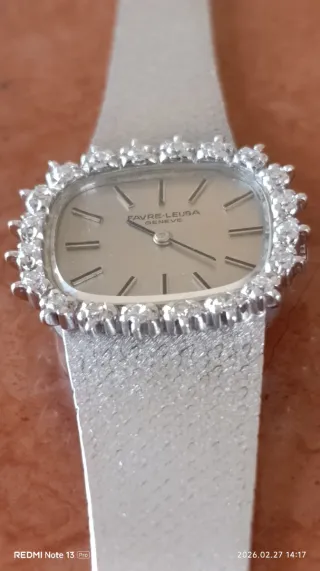 Reloj Favre-Leuba Oro Blanco Diamantes
