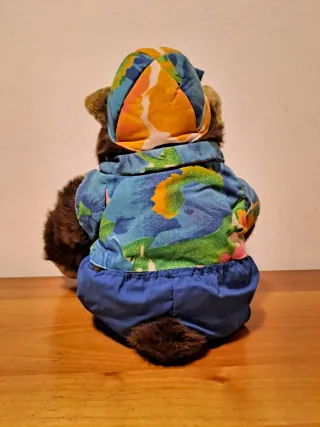 Peluche Scimpanzé Vintage con Cappello