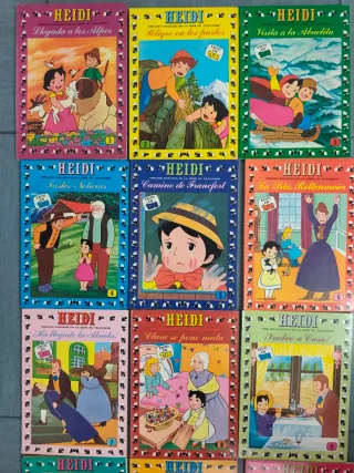 Colección cuentos Heidi años 80. Comic