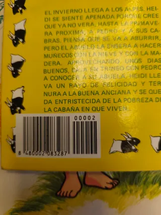 Colección cuentos Heidi años 80. Comic