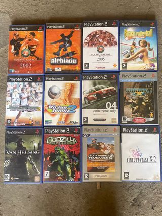 Lote 12 Juegos PS2 (Variados)