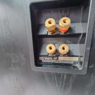 Altavoz Bowers & Wilkins 805 Matrix Negro