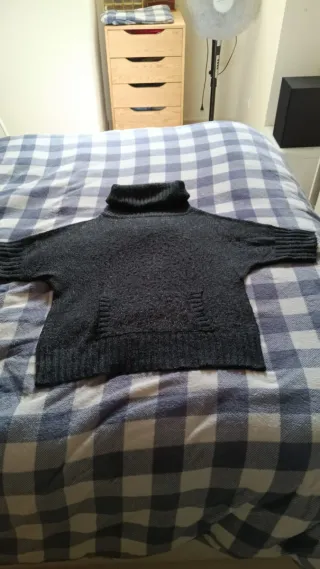 Jersey Cuello Alto Gris