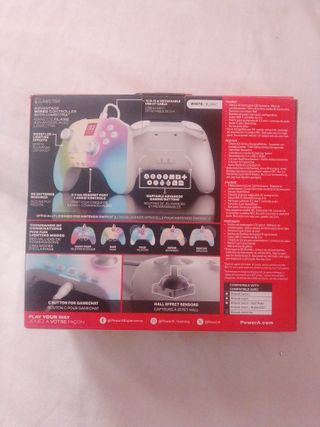 Mando PowerA Switch Lumectra Wired Blanco