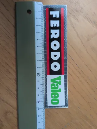 Pegatina Sticker FERODO - VALEO - Vintage