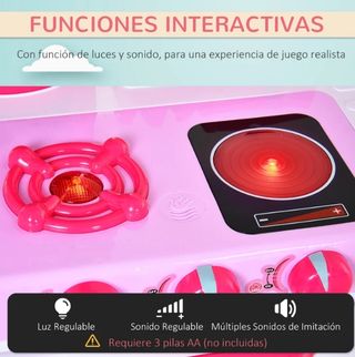 Cucina Giocattolo Rosa per Bambini