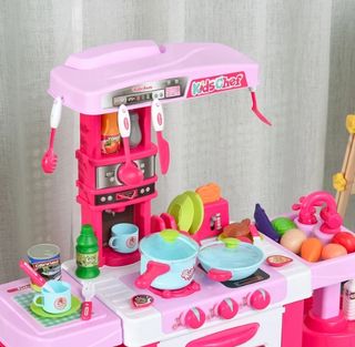 Cucina Giocattolo Rosa per Bambini