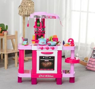 Cucina Giocattolo Rosa per Bambini