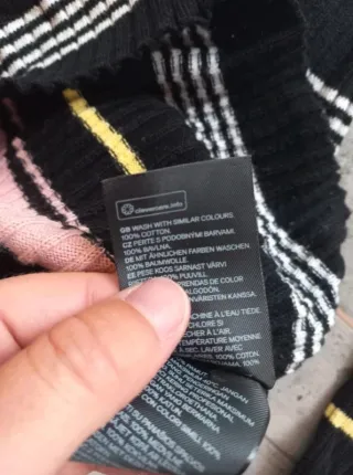 Abito a righe primavera cotone leggero