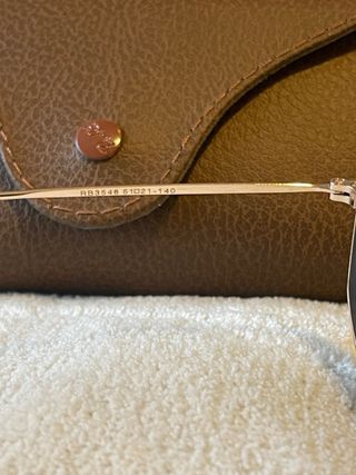 Gafas de Sol Ray-Ban Marrones y Doradas