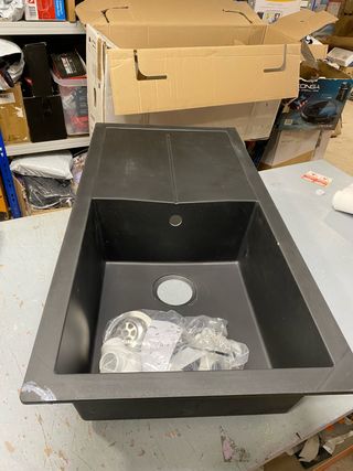 Fregadero Respekta Cleveland Negro Composite