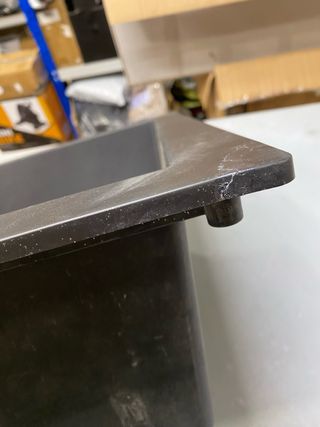 Fregadero Respekta Cleveland Negro Composite