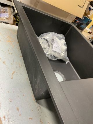 Fregadero Respekta Cleveland Negro Composite