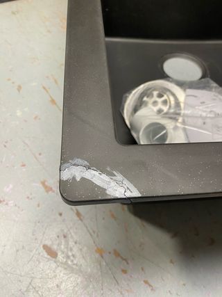 Fregadero Respekta Cleveland Negro Composite