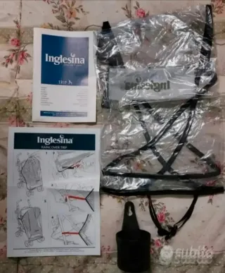 Passeggino Inglesina con accessori pioggia