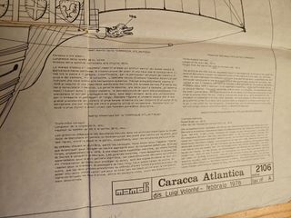 Planos Maqueta NAVAL CARACCA ATLANTICA - MAMOLI