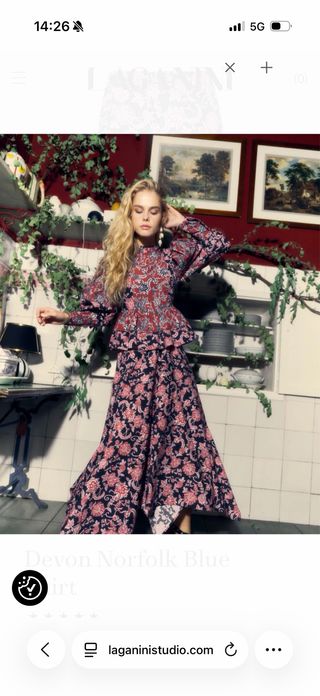 Falda Laganini Norfolk Blue Talla Única