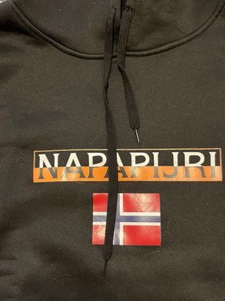 Sudadera Napapijri Negra Talla 3XL