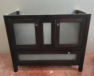 Mueble madera maciza baño/entrada