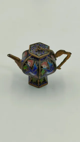 6 Mini Teiere Cloisonné