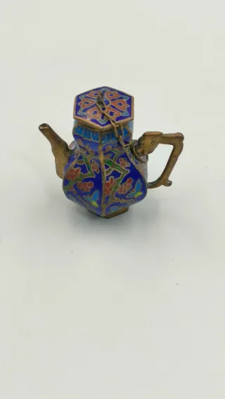 6 Mini Teiere Cloisonné