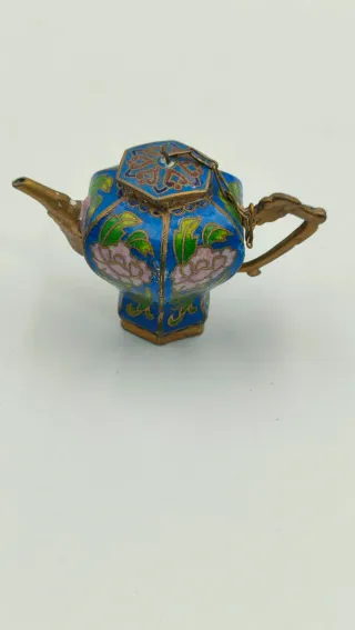 6 Mini Teiere Cloisonné