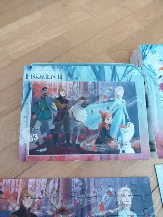 2 Puzzles Frozen en perfecto estado