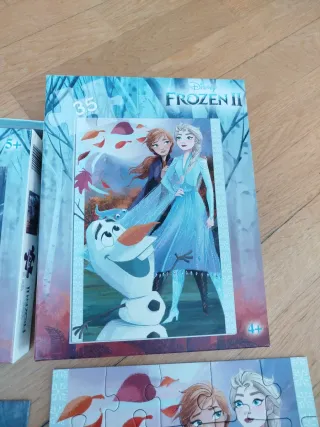 2 Puzzles Frozen en perfecto estado